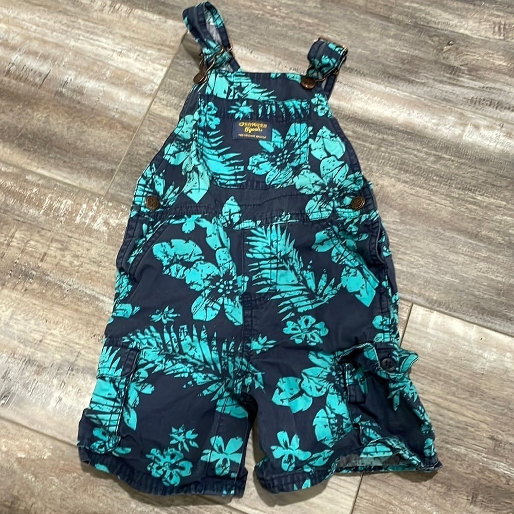 OshKosh Tropical Floral Shortalls